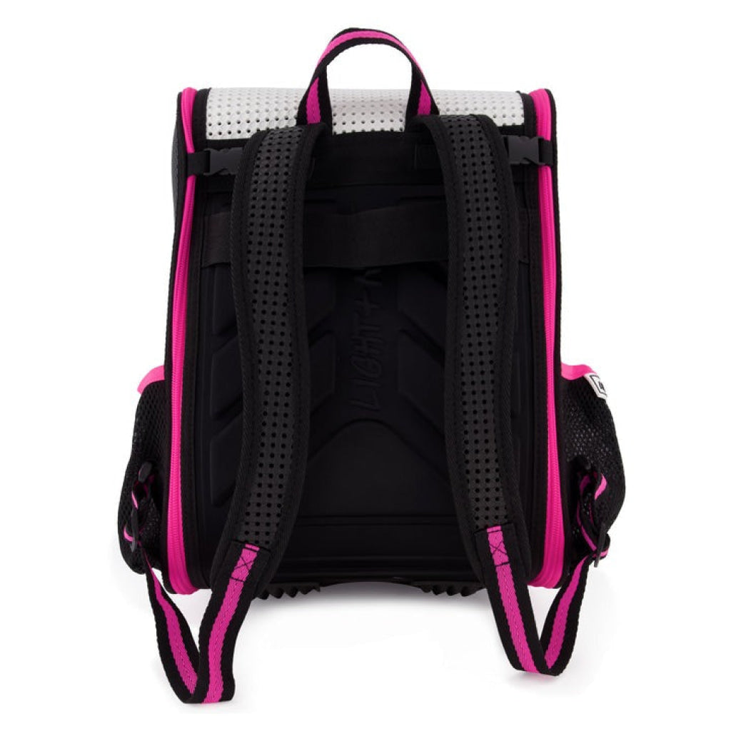 Light + Nine Student Backpack Neon Pink Light + Nine