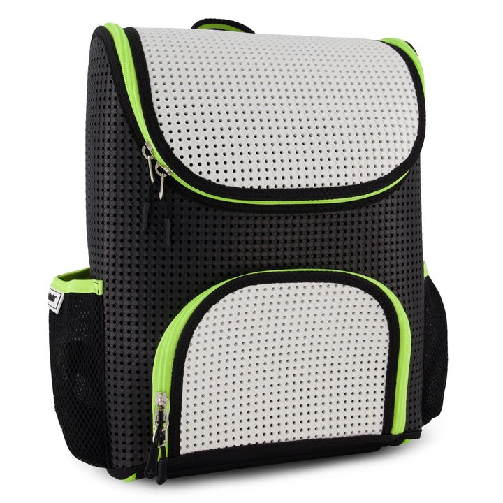 Light+Nine Student Ergonomic Backpack Neon Lime