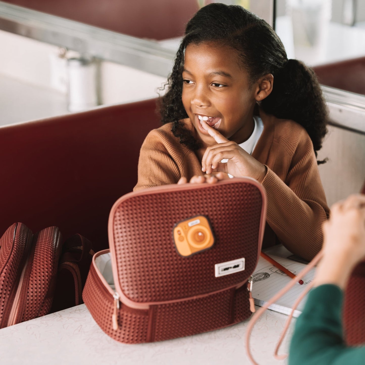 Light+Nine Insulated Lunch Tote Inspired Brick