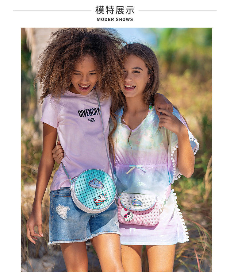 Light+Nine Round Sling Bag Pink