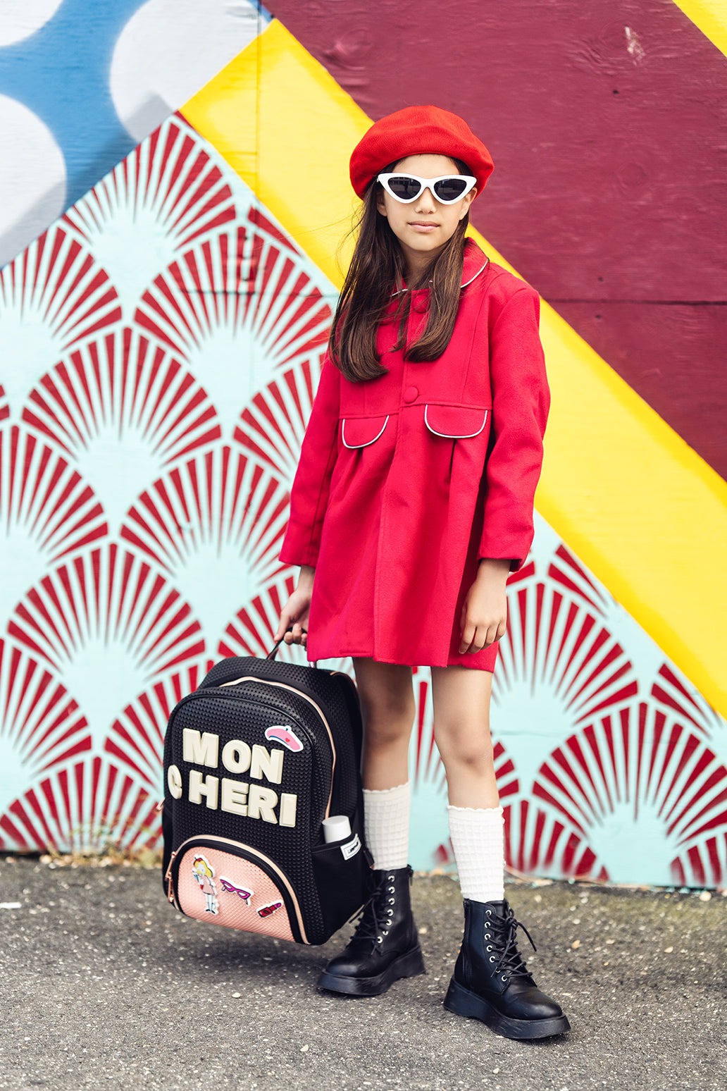 Light+Nine Starter XL Backpack Peach Blush