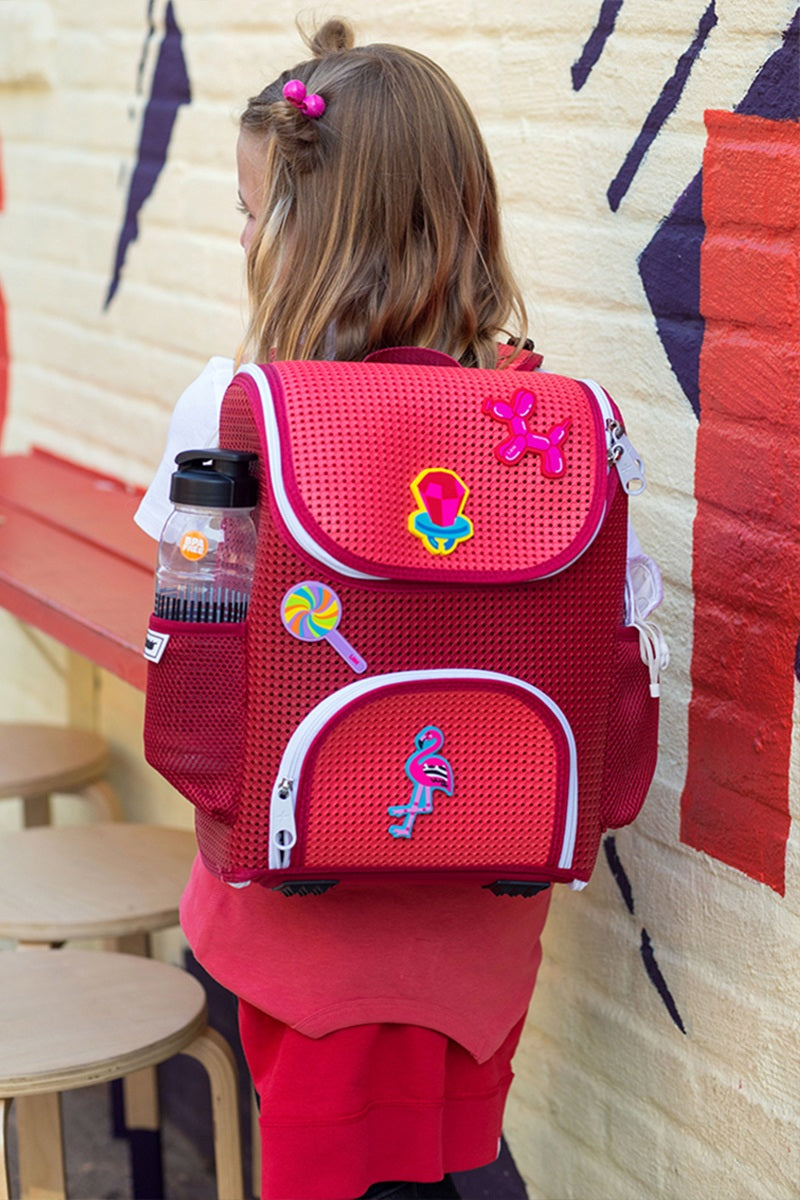 Light+Nine Student Ergonomic Backpack Cherry Squash