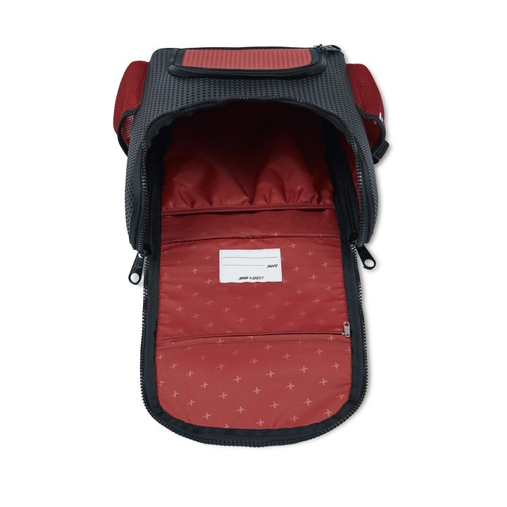 Light+Nine Student Ergonomic Backpack Scarlet Red
