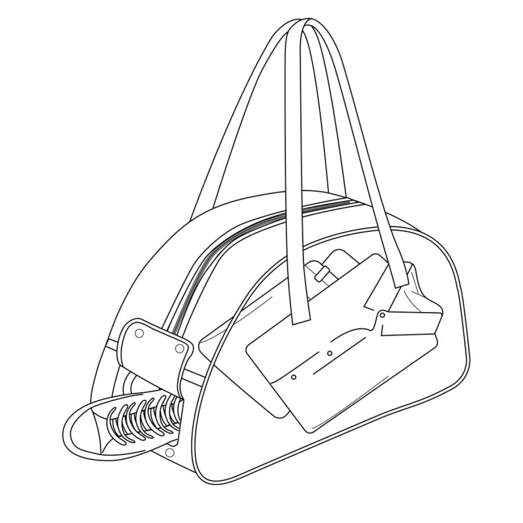 Light + Nine Duffle Bag Faded Lavender Light + Nine