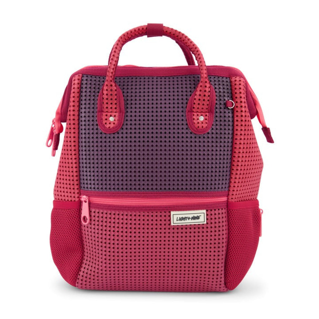 Light + Nine Master Short Backpack Multi Rose Light + Nine
