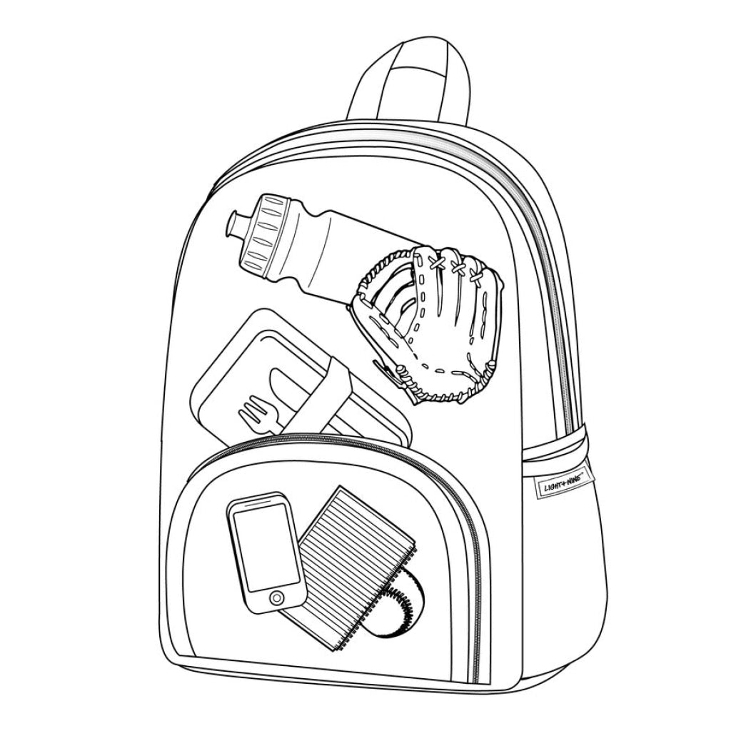 Light + Nine Starter XL Backpack Multi Green Light + Nine