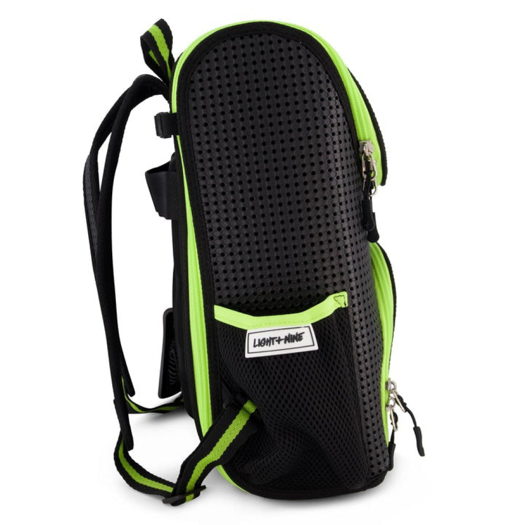 Light + Nine Student Backpack Neon Lime Light + Nine
