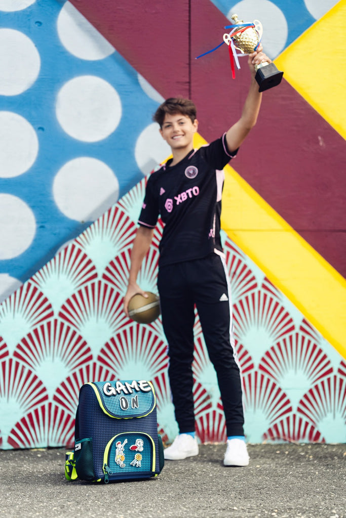 Light + Nine Student Backpack Surf Lime Light + Nine